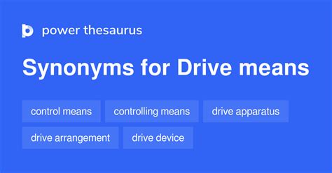 drive thesaurus|Drive synonyms, drive antonyms .